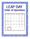 Leap Year Day-Order of Operations