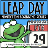 Leap Year Leap Day Emergent Reader for Beginning Readers