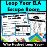 Leap Year Escape Room ELA Reading Informational Text Grade