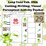 Leap Year February 29th Frog Theme Cutting, Visual, Fine M