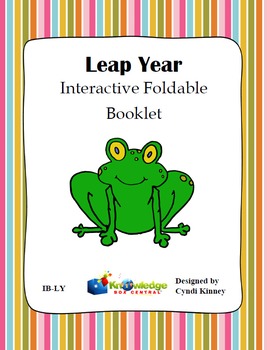 Preview of Leap Year Interactive Foldable Booklet