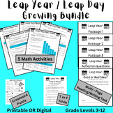 Leap Year (Leap Day) 2024 Bundle - Math, Reading, Writing,