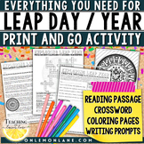 Leap Day 2024 Leap Day Activities Leap Year Reading Leap Y