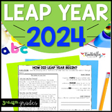 Leap Year 2024 Activities Leap Year Reading Passages Leap 
