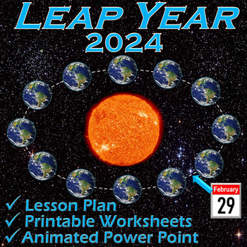 Preview of Leap Year - Lesson, Powerpoint & Printables