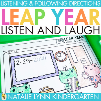 Preview of Leap Year Listen and Laugh® Listening and Following Directions for Leap Day 2024