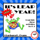 LEAP YEAR ACTIVITIES Literacy Math Creative and Critical Thinking