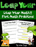 Leap Year Math Activity