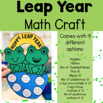 Preview of Leap Year Math Craft