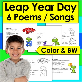 Preview of Leap Year 2024 Poems and Songs 6 Leap Day Poems