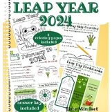 Leap Year Primary Activities -information,writing,math,boo