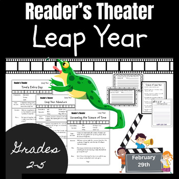Preview of Leap Year Readers Theater Scripts 3 Plays Celebrating & Teaching About Leap Year