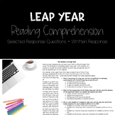 Leap Year | Reading Comprehension Passage | Written Respon