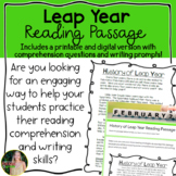Leap Year Reading Passage | Digital & Printable | Upper El