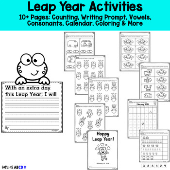 Preview of Leap Year Themed Activities
