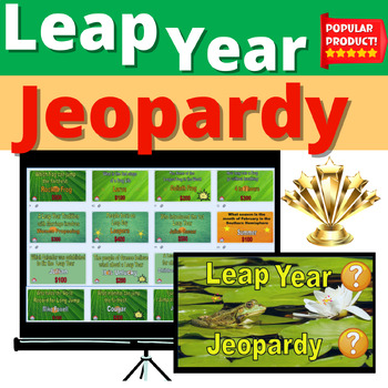 Preview of Leap Year Trivia Jeopardy Activity Resource