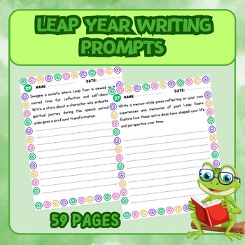 Preview of Leap Year Writing Prompts | Leap Day Creative Writing Prompt