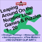 Leaping Around on the Number Line: Games, Puzzles, Strateg