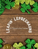 Leaping Leprechauns St. Patrick's Day ELA and Math Centers