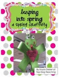 Leaping into spring! {a spring craftivity}