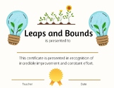 Leaps and Bounds Certificate