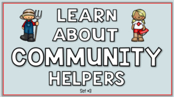 Preview of Learn About Community Helpers - Set #3