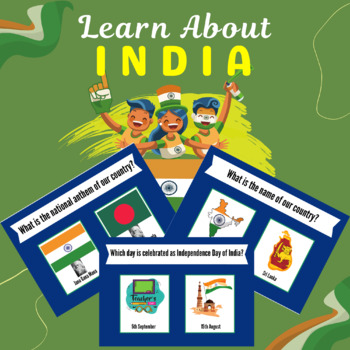 Preview of Learn About India Basic General Knowledge Free Boom Cards