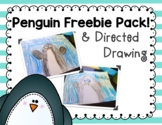 Penguin Directed Drawing and Learn About Penguins Freebie Pack