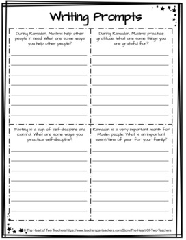 Learn About Ramadan - Activity Pack (Grades 3-6) by The Heart of Two ...