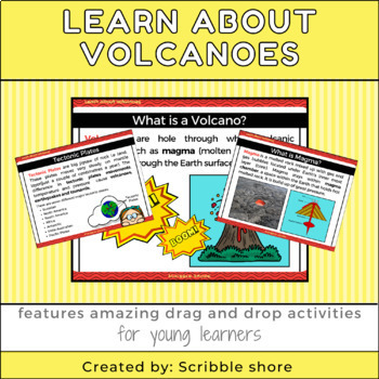 Preview of Learn About Volcanoes(Google Slides)(Distance Learning - NO PREP)