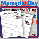 Learn About the US Flag: Fill-in-the-Blanks Activity for 2