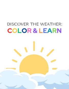 Preview of Learn About the Weather Workbook
