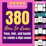 Learn Art: 380 How to Draw Pages for Middle and High Schoo