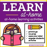 Learn At Home (Engaging Activities for Home Learning) | Di