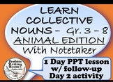 Learn Collective Nouns - ANIMAL EDITION, Grades 3 - 8, Com