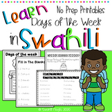 Learn Swahili : Days Of The Week