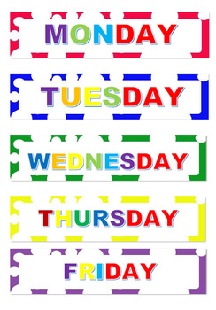 Learn Days of the Week with CreAnglais - includes creative activity