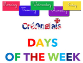 Learn Days of the Week with CreAnglais - creative activity