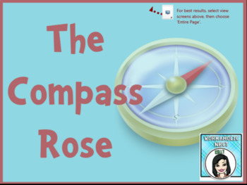 Preview of Learn Directions & The Compass Rose SMART Notebook Lesson