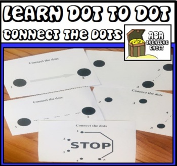 learn dot to dot worksheets autism aba connect the dots by aba treasure chest