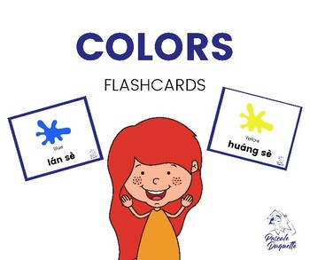 Learn Easy Chinese - Flashcards - COLORS | TpT