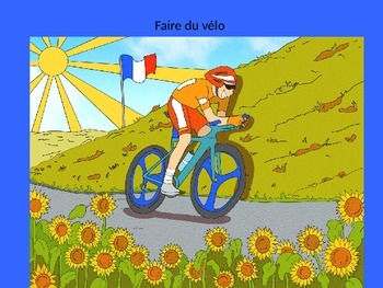 Preview of Learn French Vocab: Sports - Picture Perfect Language Learning