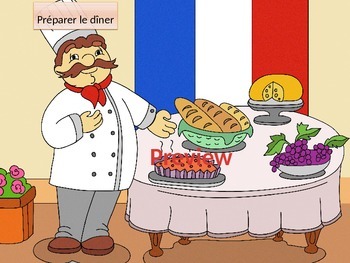 Preview of Learn French Vocab: Food - Picture Perfect Language Learning