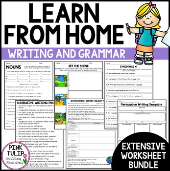 Preview of Writing Worksheet Pack