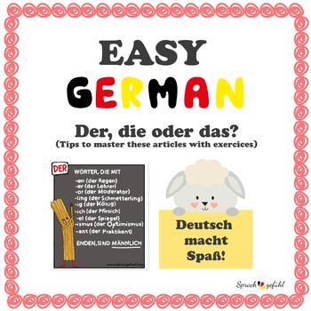 Preview of German grammar - Der, Die oder Das - The german articles