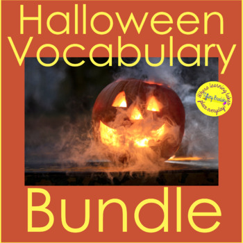 Preview of Learn Halloween Vocabulary Bundle for ESOL, ESL, and/or Primary Grades