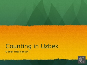 Preview of Learn How to Count 1-10 in Uzbek