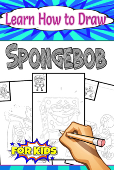 Learn How To Draw Spongebob By Color Therapy Teachers Pay Teachers