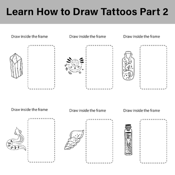 Learn to Draw Tattoos for Adults Part 2 by Michael M Porter
