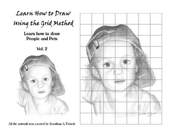 Preview of Learn How to Draw Using the Grid Method, Vol. 2   People and Pets